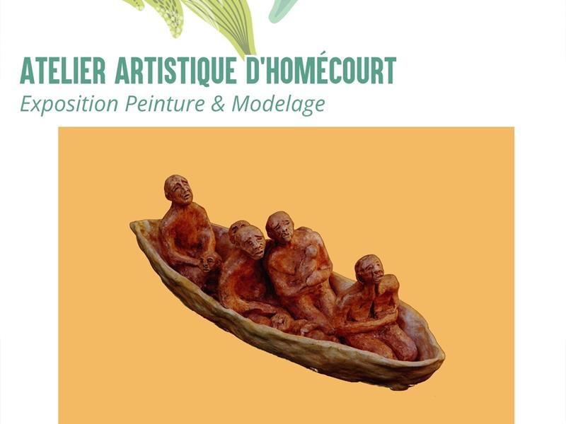 Exposition atelier artistique d'Homécourt 37 rue des écoles Jarny 2026-04-24