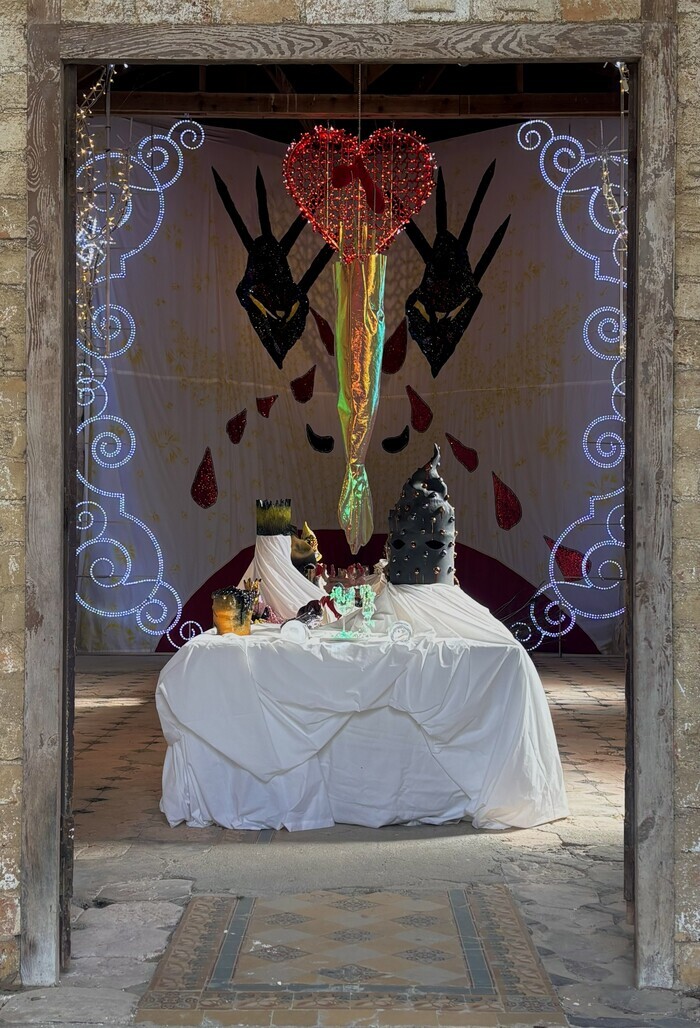 Exposition « Bonne Chère » de l'artiste Romuald Jandolo L'Église (Rennes quartier Maurepas) Rennes