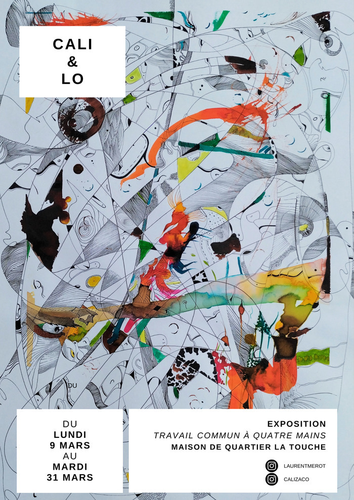 Exposition - Cali & Lo Maison de Quartier La Touche Rennes