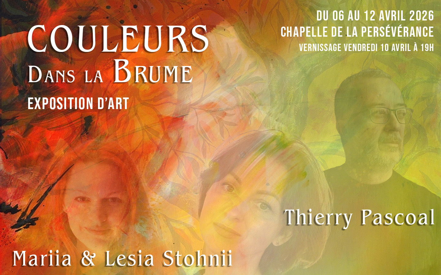 Exposition Couleurs dans la Brume Chapelle de la Persévérance Pau 2026-04-06