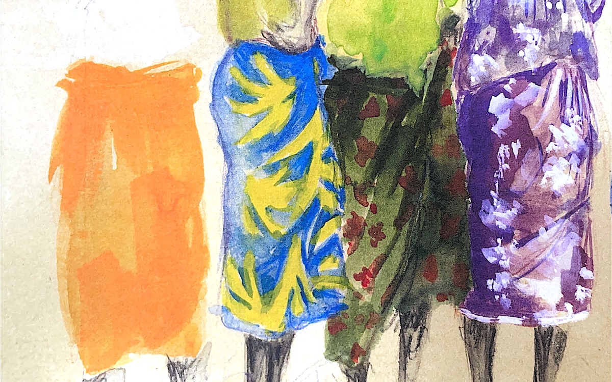 Exposition : croquis sur le vif Bibliothèque Goutte d'Or Paris