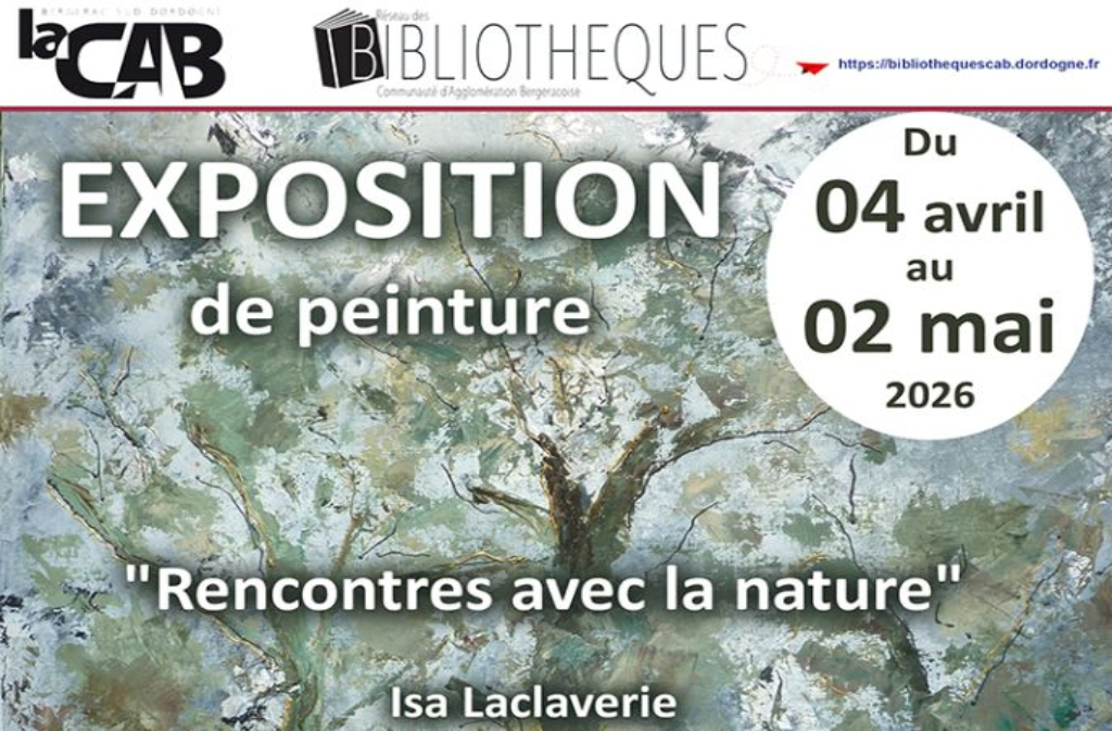 Exposition de peinture 90 Route de Bergerac Cours-de-Pile 2026-04-04