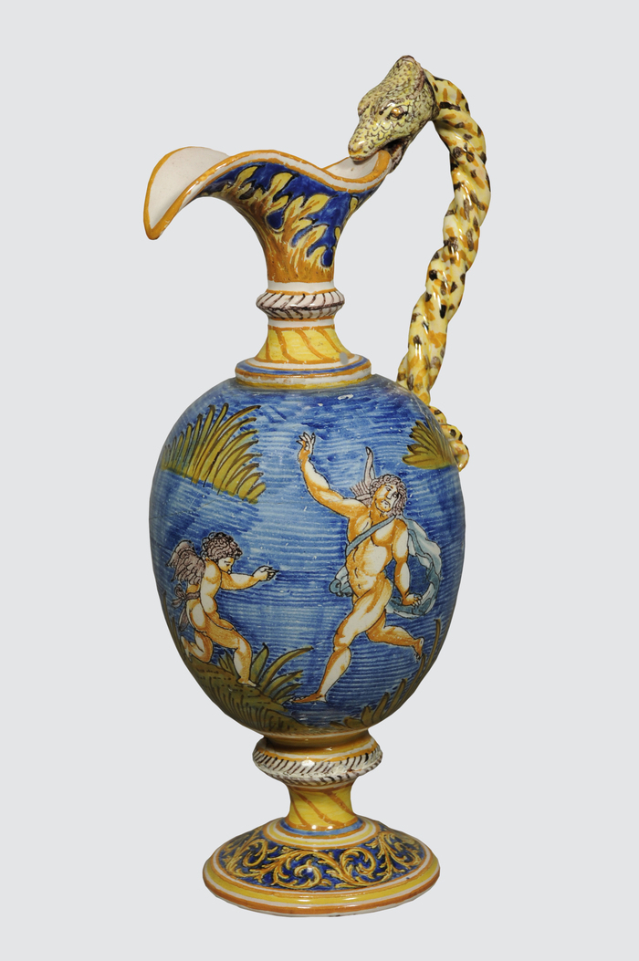 Exposition de pièces de faïence "Bleu de Nevers" - Prélude au concert à la Maison de la Culture La Maison