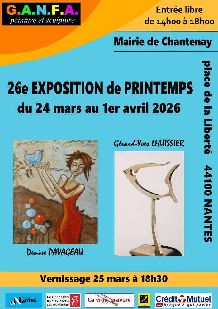 Exposition de sculpture et de peinture Mairie de Chantenay