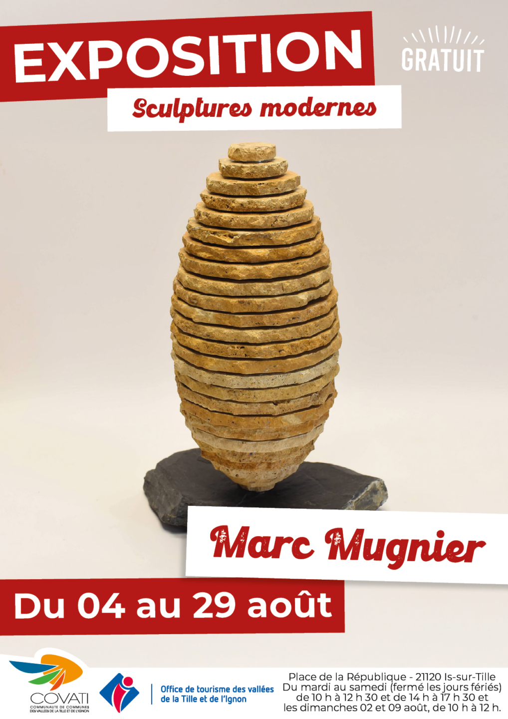 Exposition de sculptures modernes
