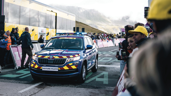 Exposition des véhicules du Tour de France Musée de la gendarmerie nationale Melun