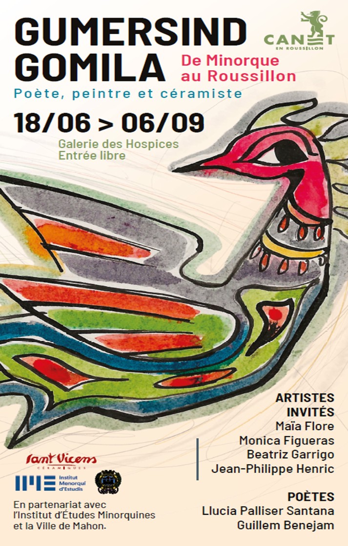 EXPOSITION ETE GUMERSIND GOMILA ENTRE MINORQUE ET ROUSSILLON Avenue de Perpignan Canet-en-Roussillon 2026-06-18
