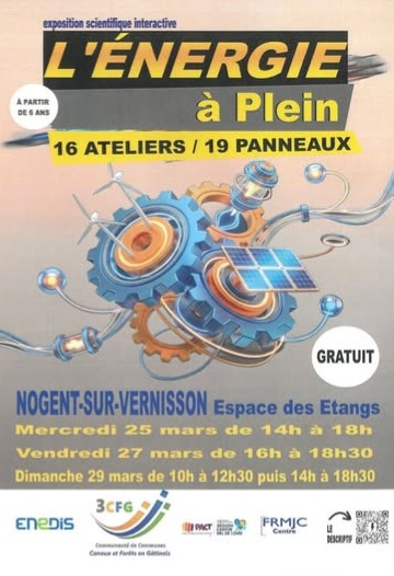 Exposition interactive L'énergie à plein  Lorris 2026-03-25