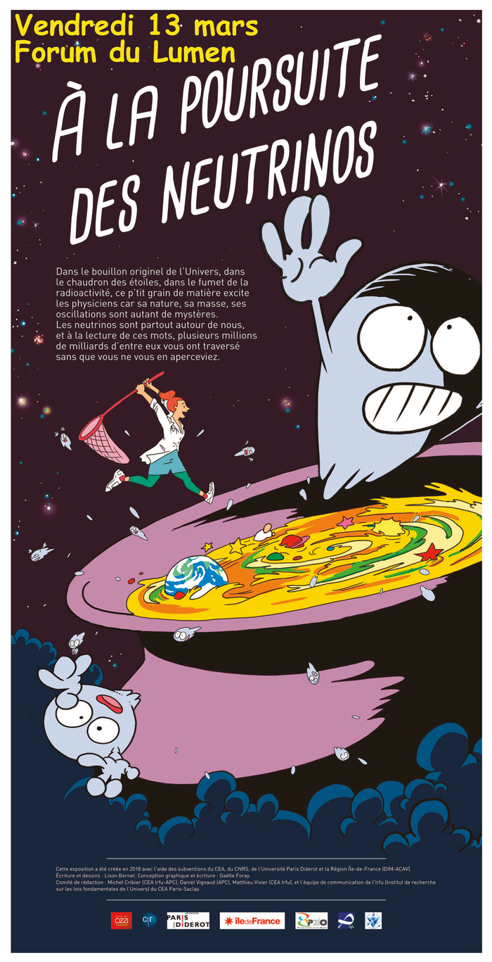 Exposition itinérante sur les neutrinos du CEA-Irfu Lumen - Université Paris-Saclay Orsay