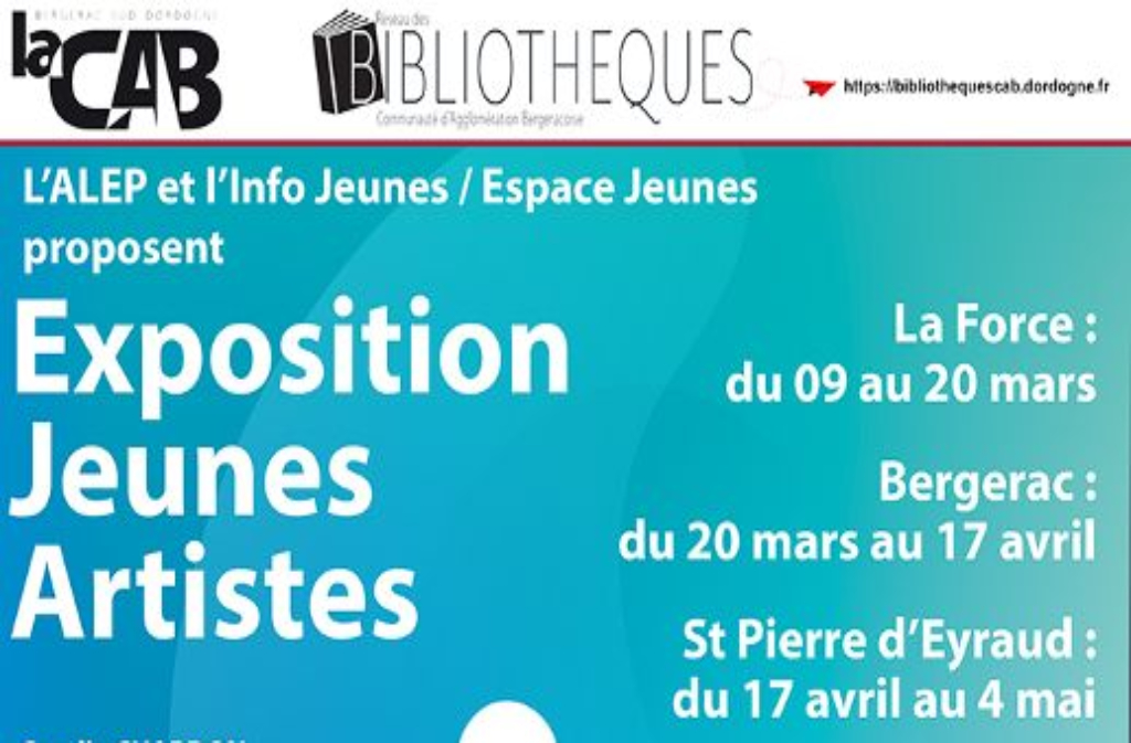 Exposition | Jeunes artistes Bibliothèque Saint-Pierre-d'Eyraud 2026-04-17