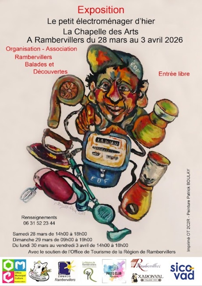 Exposition - le petit électroménager d'hier rambervillers Rambervillers