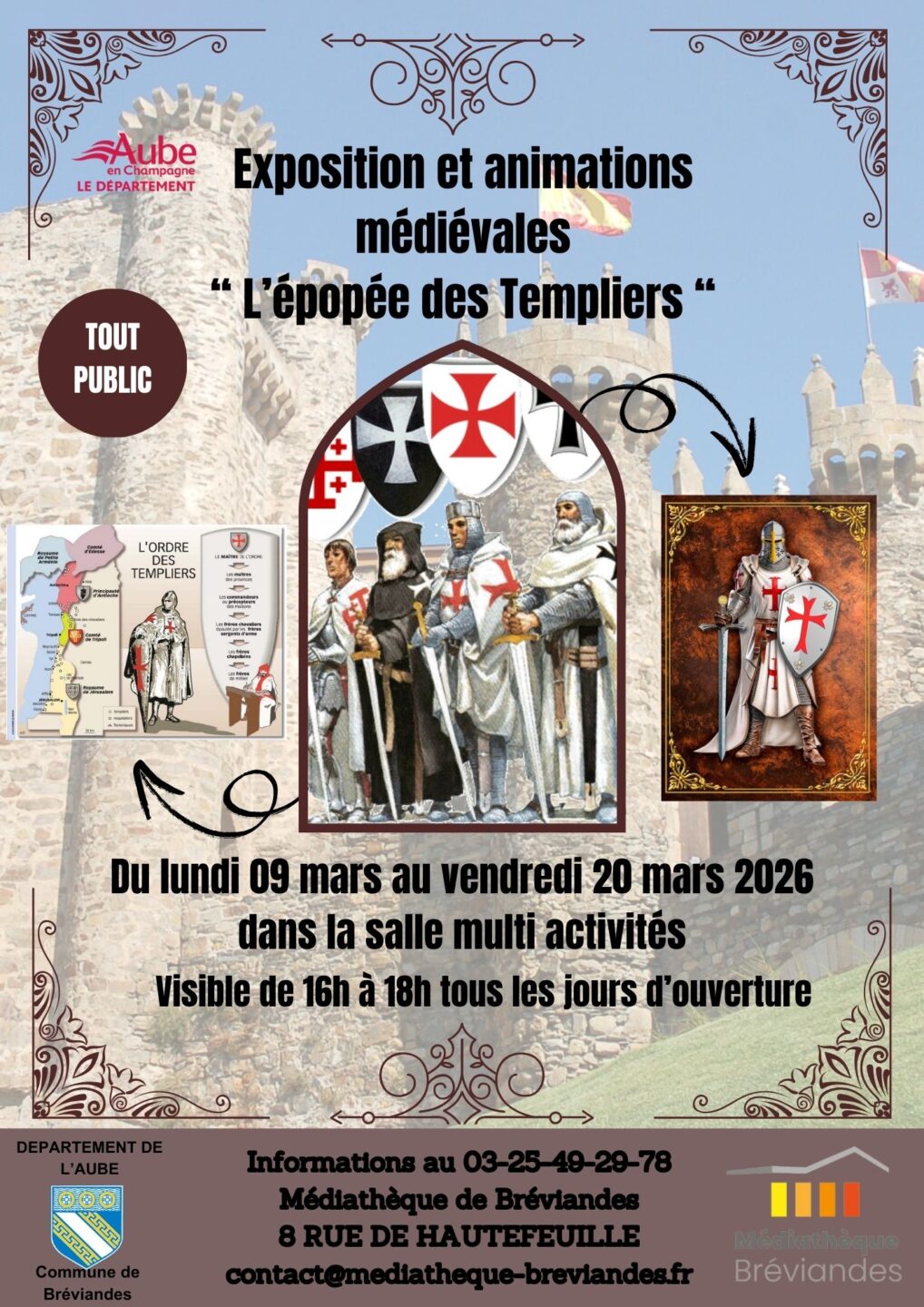 Exposition L'épopée des Templiers