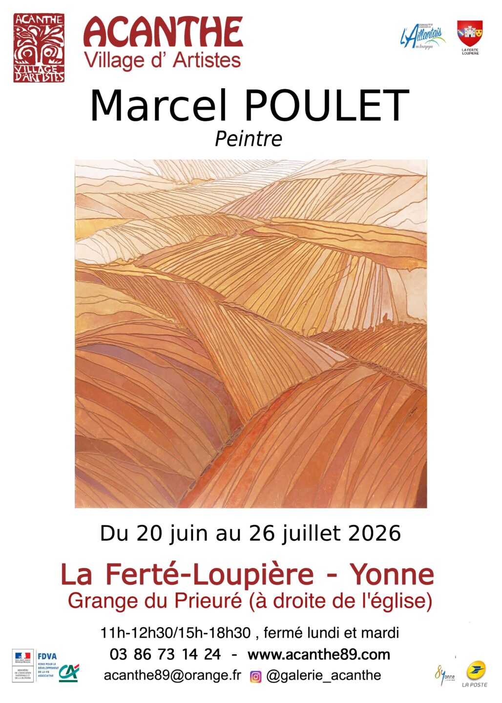 Exposition Marcel POULET, peintre  La Ferté-Loupière