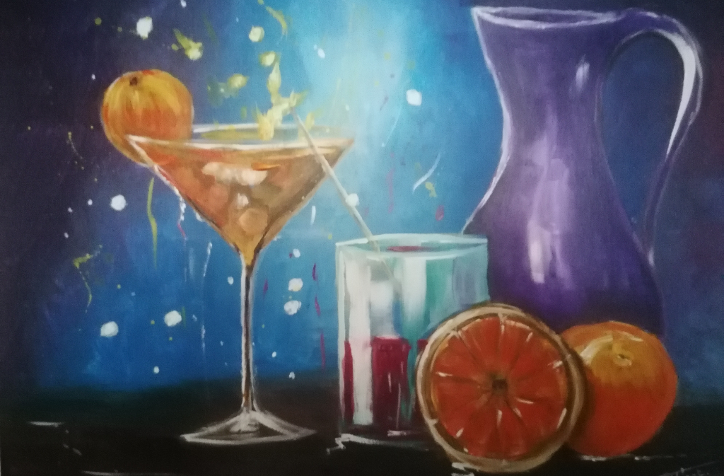 Exposition | Martine AGARD Peinture Salle Cadix Eymet