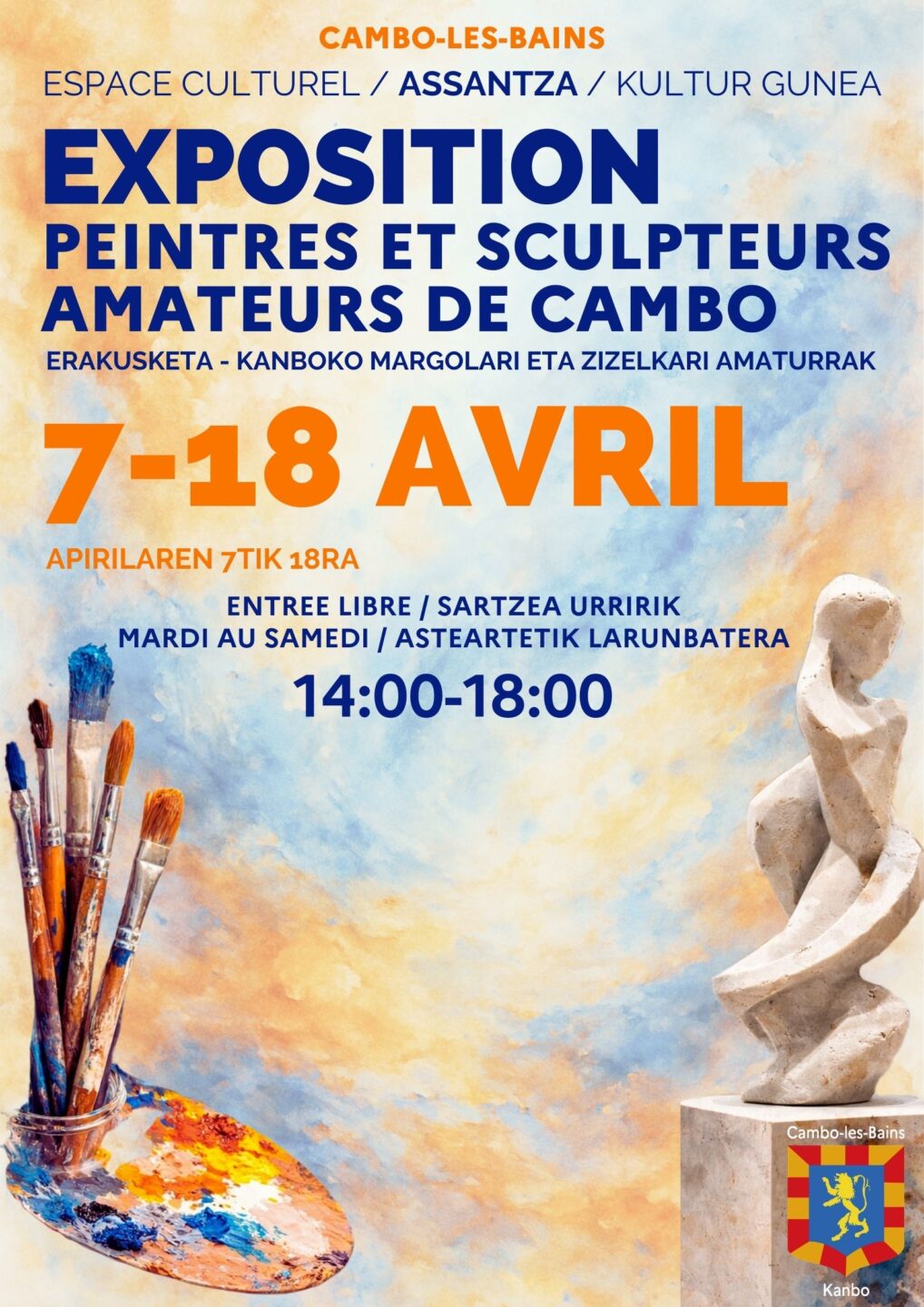 Exposition Peintres et Sculpteurs amateurs de Cambo 9 Allée Edmond Rostand Cambo-les-Bains 2026-04-07
