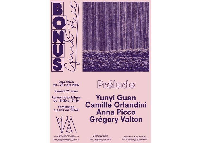 Exposition Prélude Ateliers Bonus - Le Grand Huit