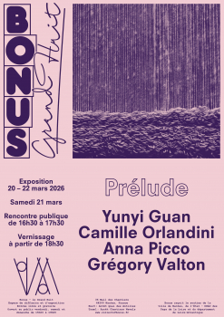 Exposition Prélude Ateliers Bonus - Le Grand Huit