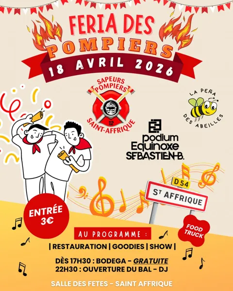 Féria des Pompiers Boulevard Aristide Briand Saint-Affrique 2026-04-18