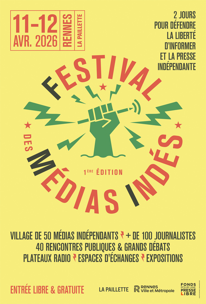Festival des Médias Indés La Paillette - Maison des Jeunes et de la Culture Rennes
