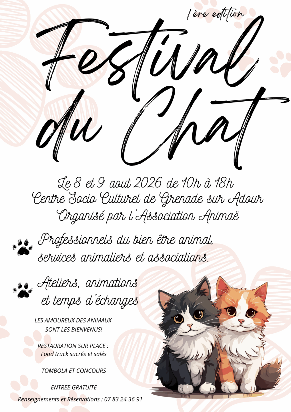 Festival du chat 1ère édition Grenade-sur-l’Adour