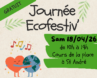 FESTIVAL ECOFESTIV’ cours de la place et place des lavoirs Saint-André-de-Sangonis 2026-04-18