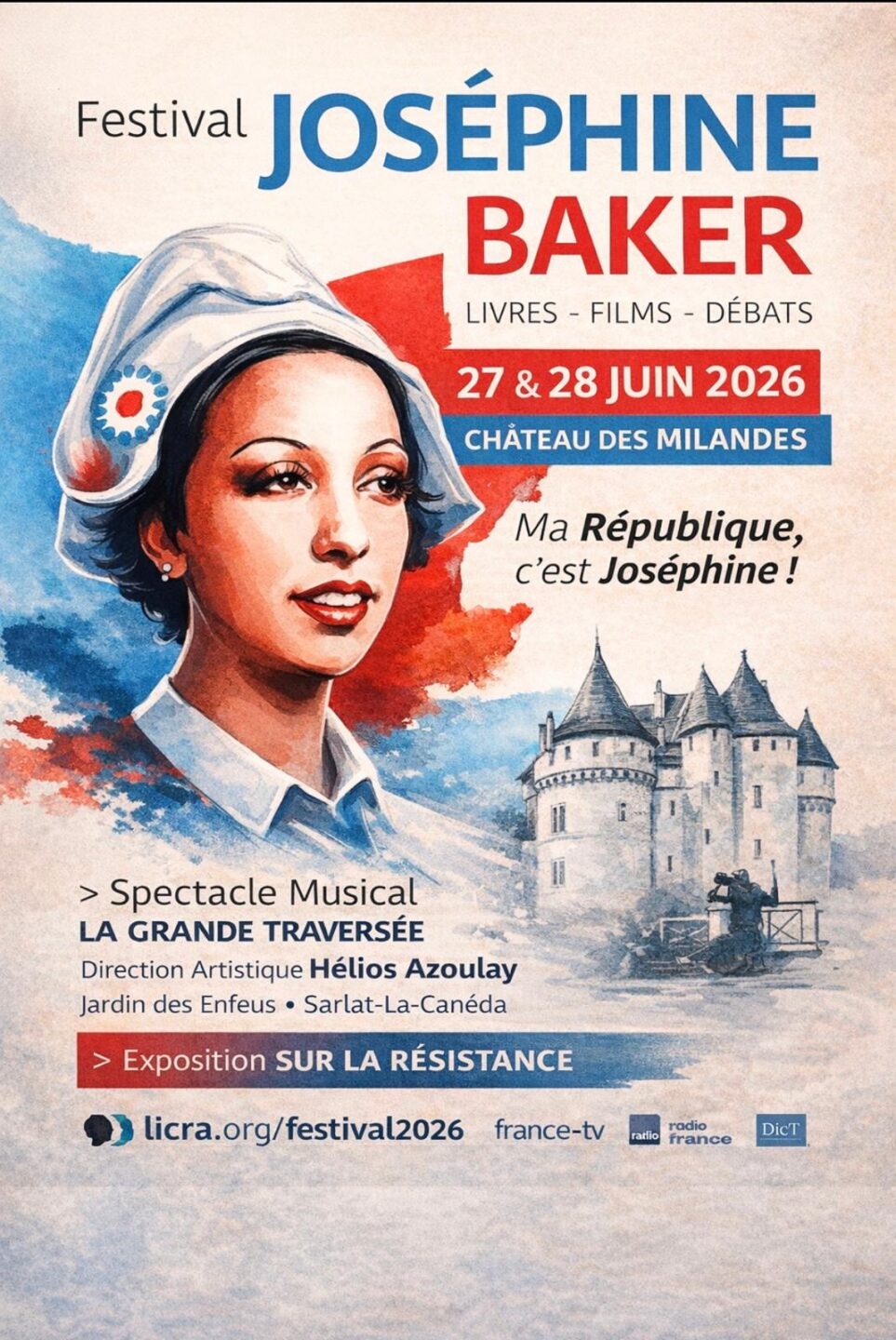 Festival Joséphine Baker Concert Sarlat-la-Canéda