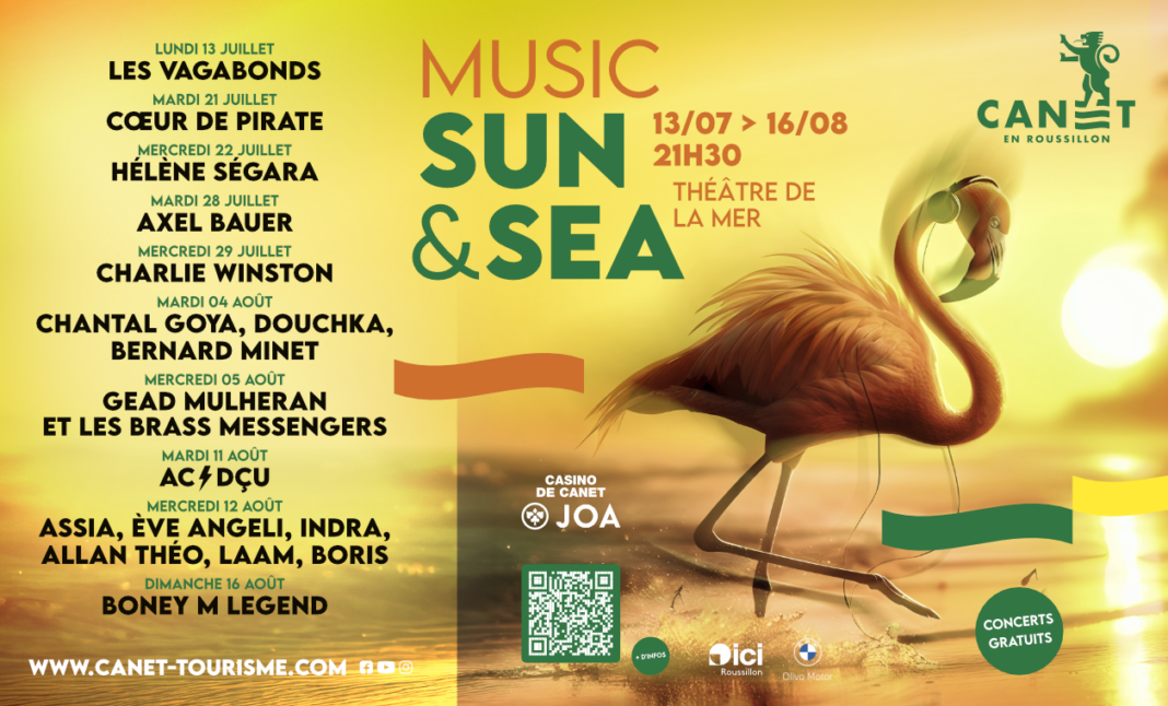 FESTIVAL SUN & SEA CONCERT BACK TO 90  Canet-en-Roussillon