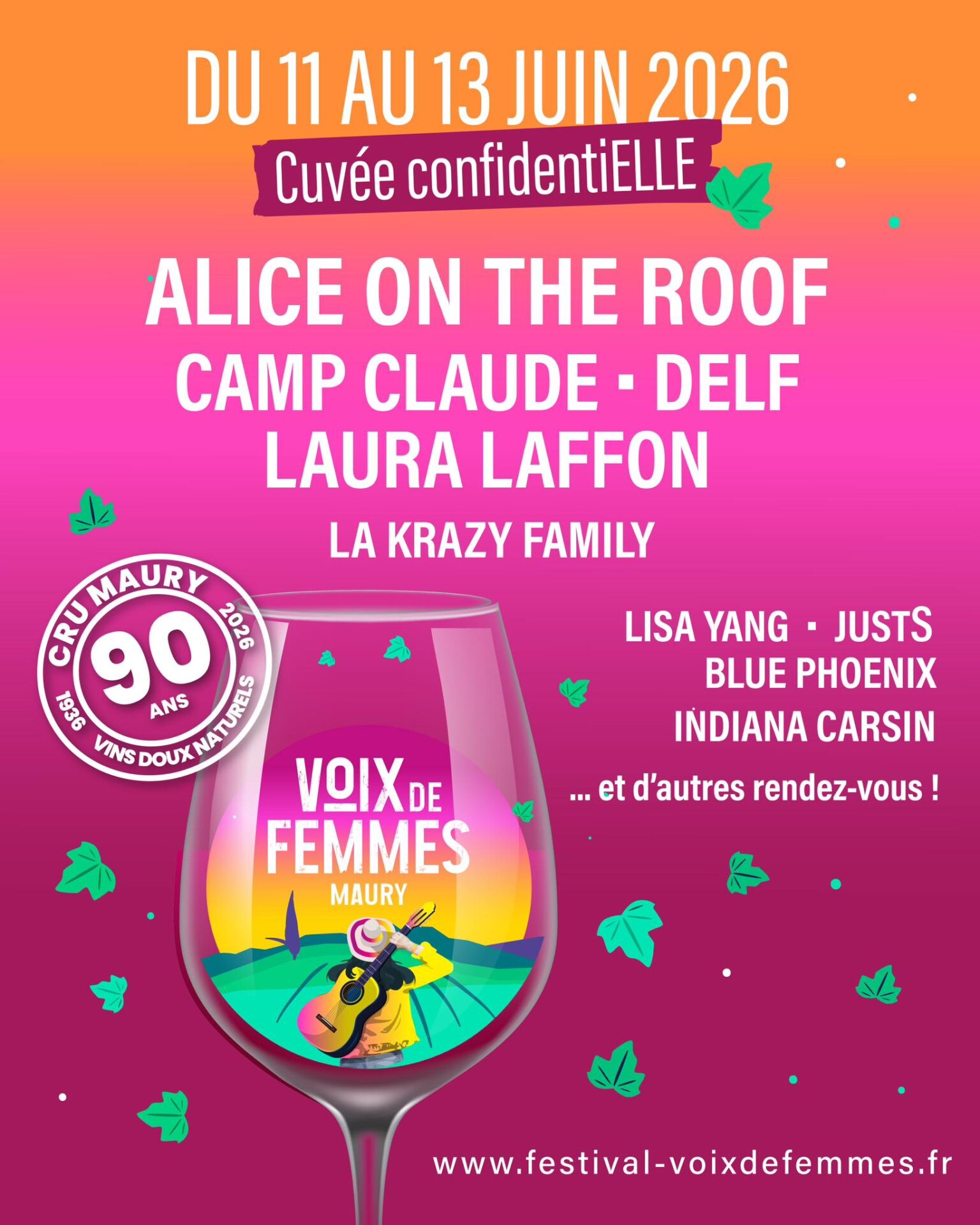 FESTIVAL VOIX DE FEMMES 2026  Maury