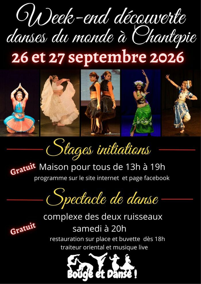 Festival Week-end découverte danses du monde Salle polyvalente du complexe des deux ruisseaux Chantepie