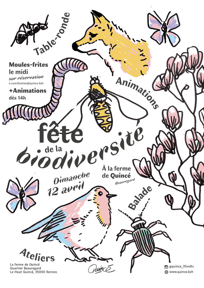 Fête de la biodiversité La Ferme de Quincé Rennes