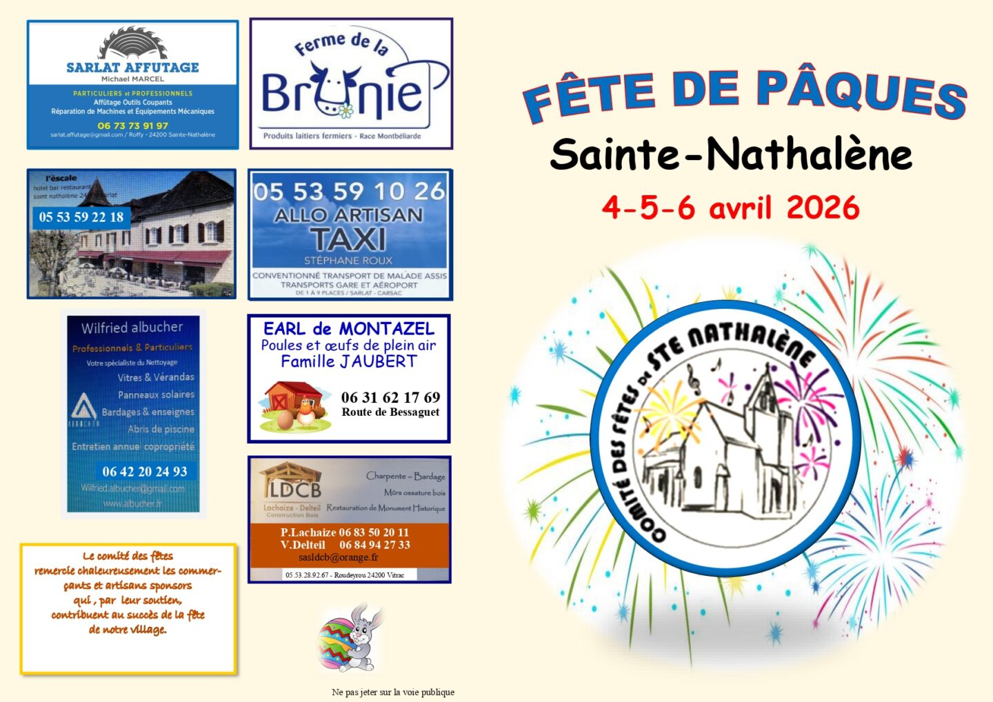 Fête de Pâques à Sainte-Nathalène  Sainte-Nathalène 2026-04-04