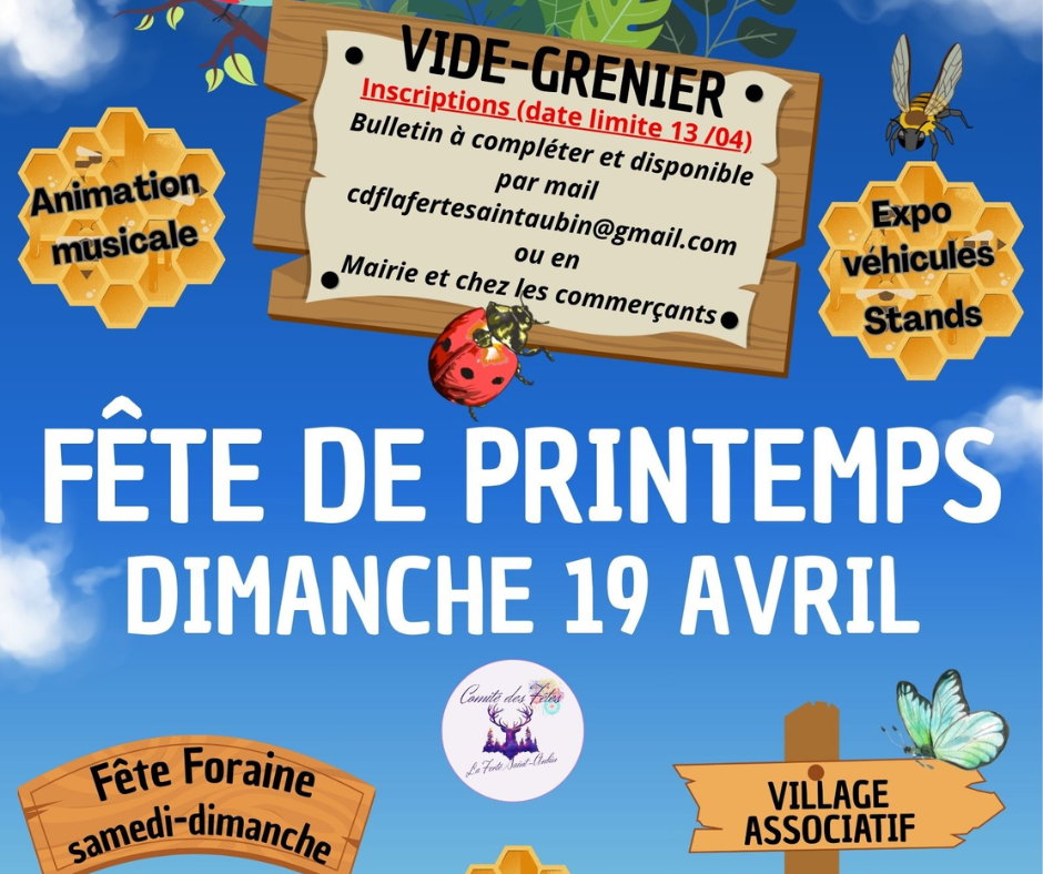 Fête de Printemps La Ferté-Saint-Aubin 2026-04-19
