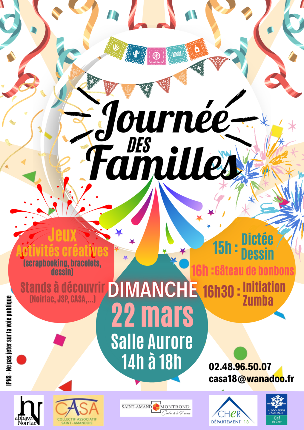 Fête des familles 240 Rue des Orpailleurs Saint-Amand-Montrond 2026-03-22