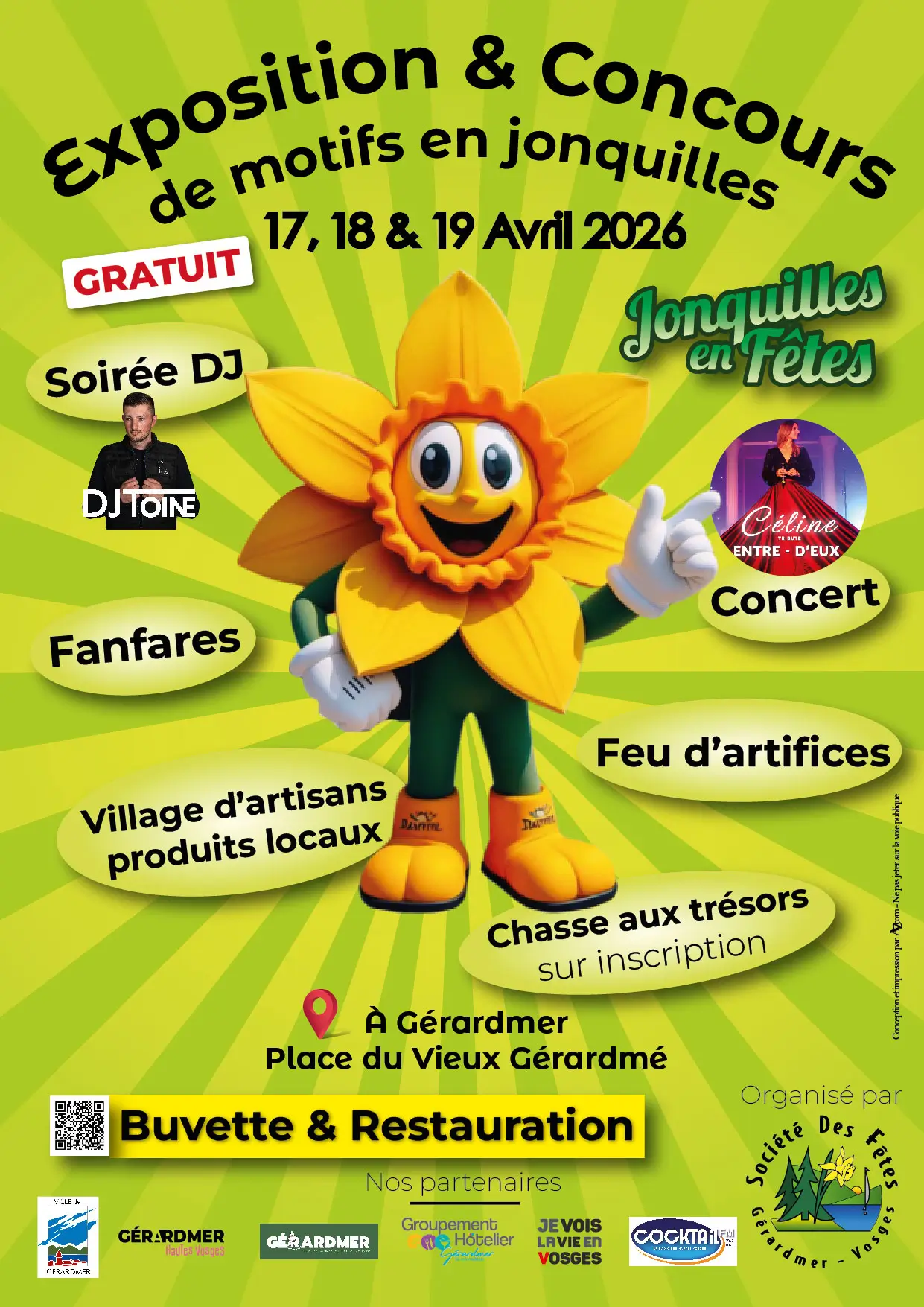 Exposition florale Jonquilles en fêtes à Gérardmer