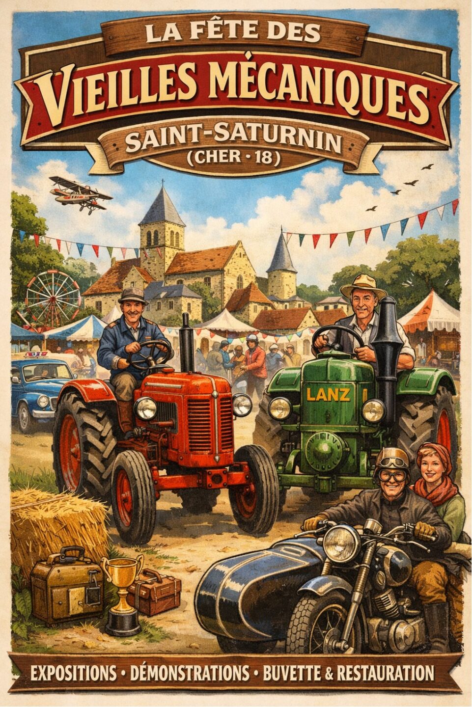 Fête des vieilles mécaniques Fête des vieilles mécaniques Saint-Saturnin 2026-04-19