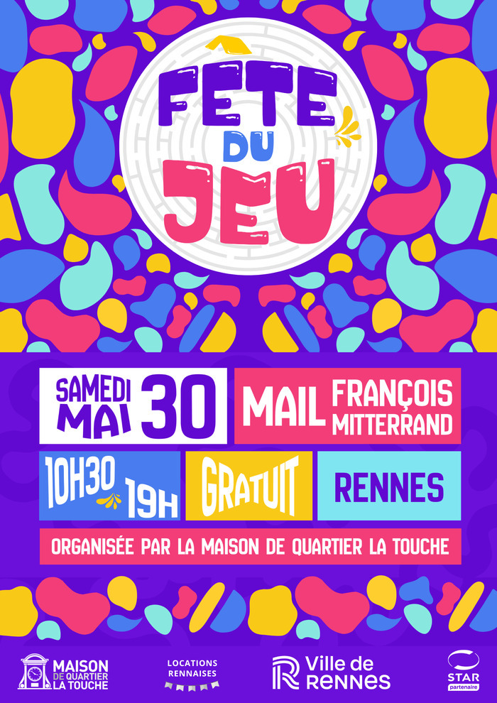 Fête du Jeu 2026 Mail François Mitterrand Rennes