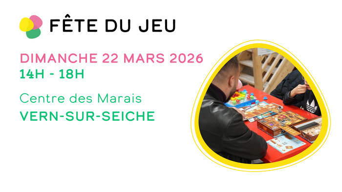 Fête du jeu Centre des Marais Vern-sur-Seiche