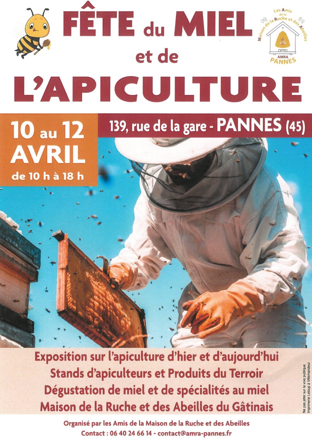 Fête du miel et de l'apiculture 139 Rue de la Gare Pannes 2026-04-10