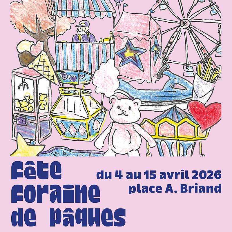 Fête foraire de Pâques Place Aristide Briand Chaumont 2026-04-04