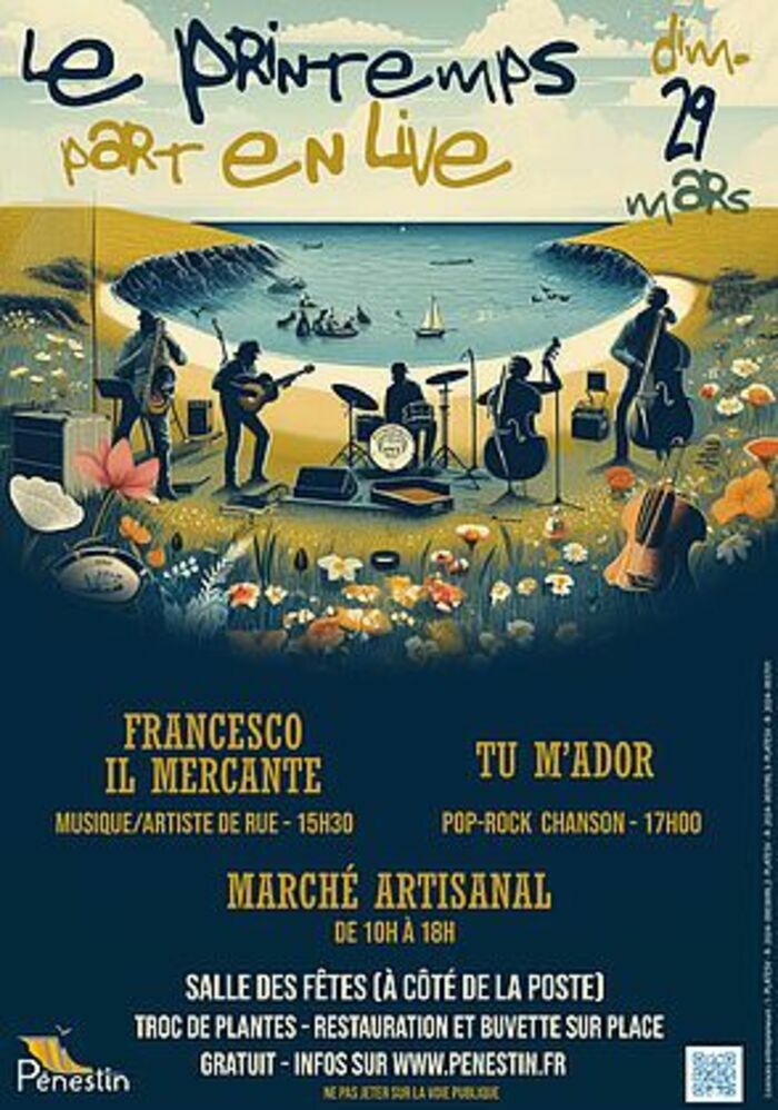 fête le printemps part en live Salle des fêtes pénestn Pénestin