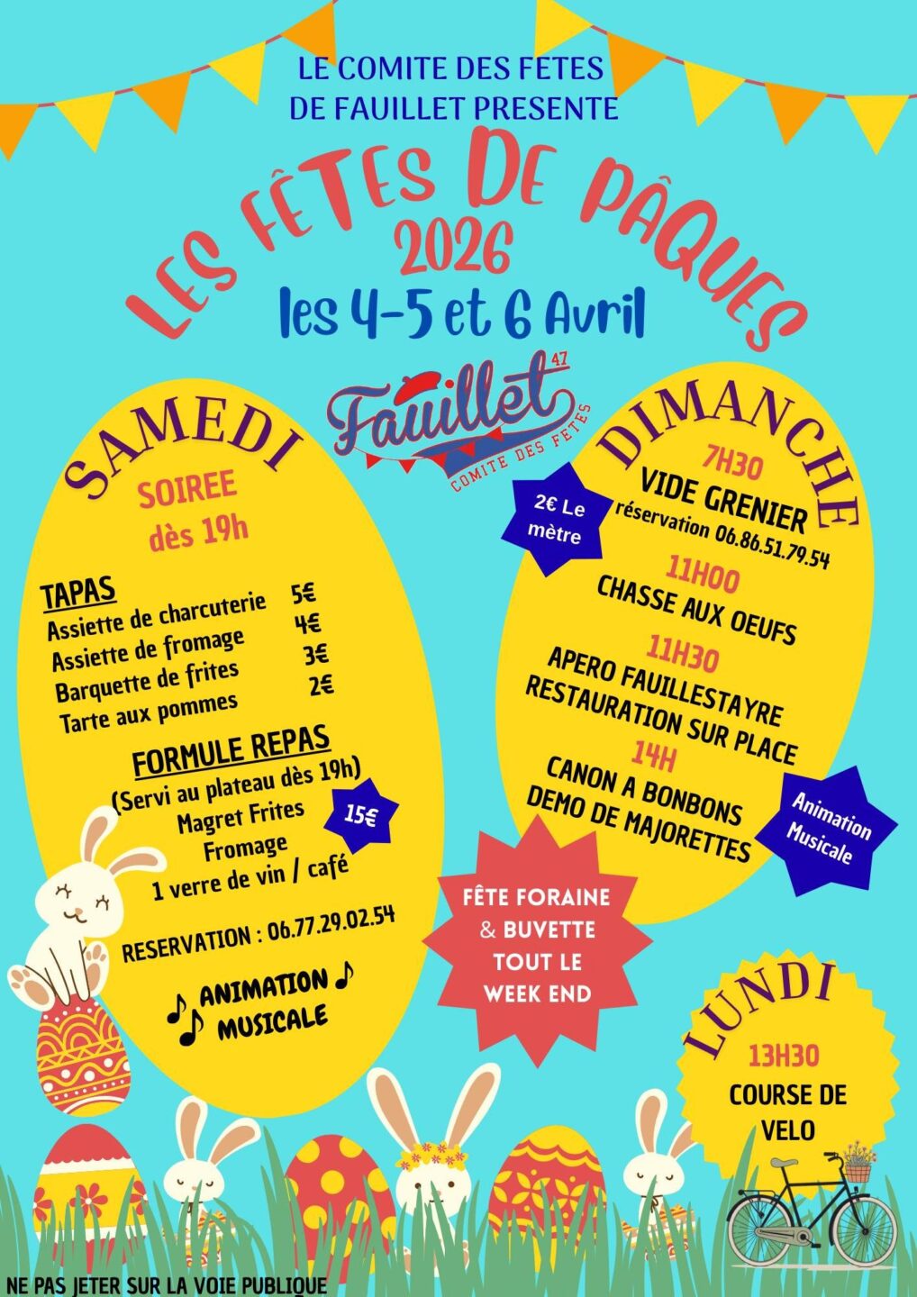 Fêtes de Pâques Au Bourg Fauillet 2026-04-04