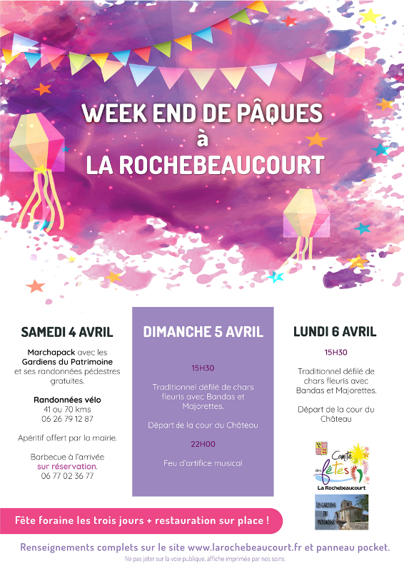 Fêtes de Pâques Le bourg La Rochebeaucourt-et-Argentine 2026-04-04