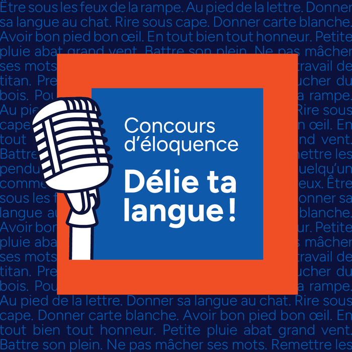Finale du concours d'éloquence « Délie ta langue! » Auditorium de la Grande Bibliothèque Montréal