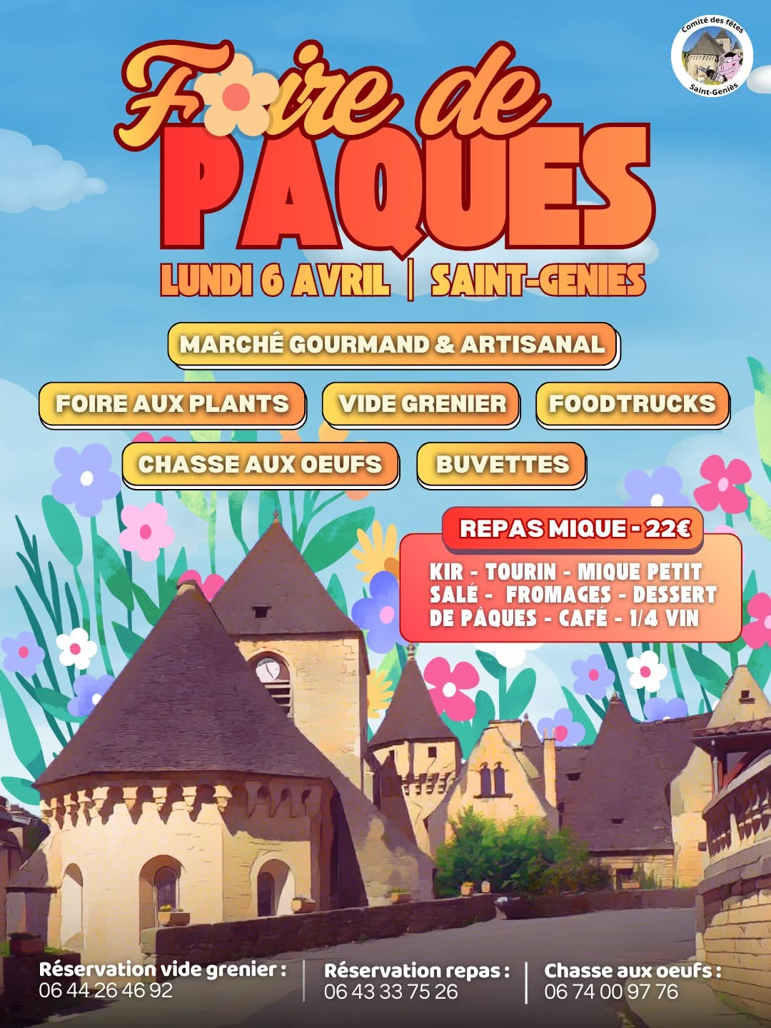 Foire de Pâques à Saint-Geniès Le Bourg Saint-Geniès 2026-04-06