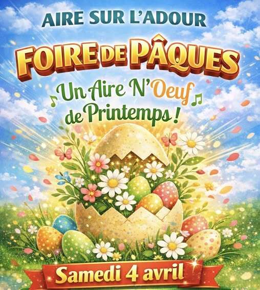 Foire de Pâques Rue Gambetta Aire-sur-l'Adour 2026-04-04