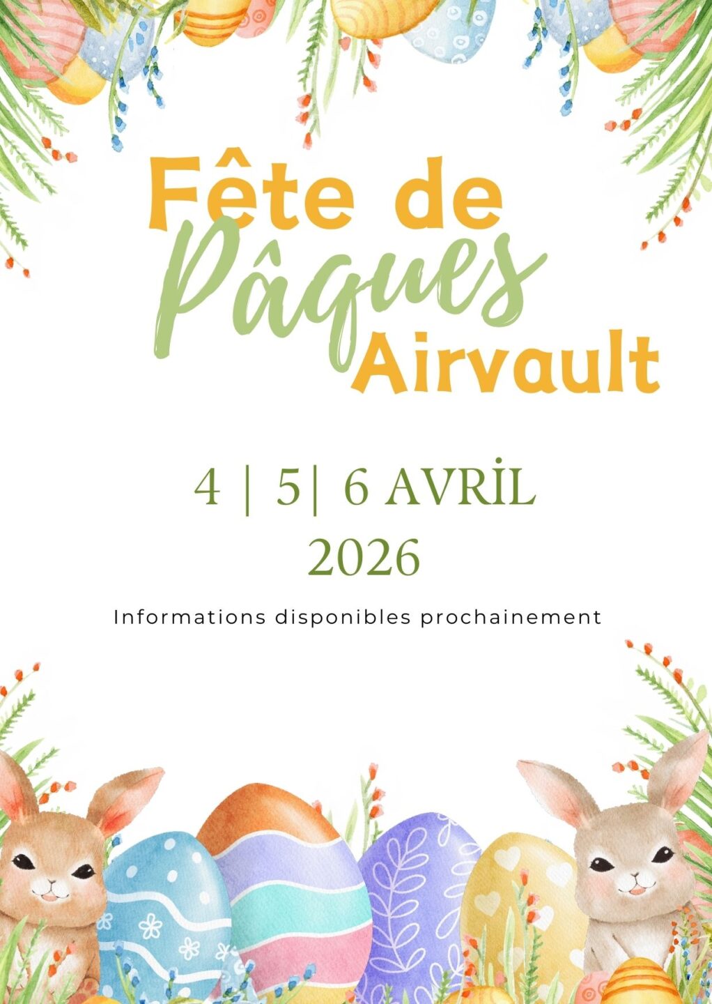Foire de Pâques Place des Promenades Airvault 2026-04-06