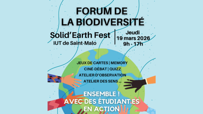 Forum de la Biodiversité IUT de Saint-Malo Saint-Malo