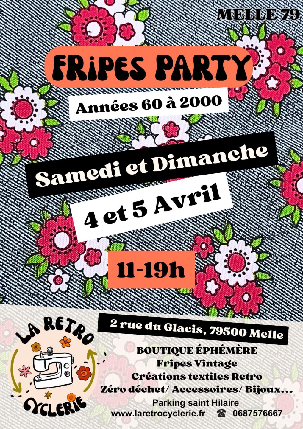 Fripes Party 2 Rue du Glacis Melle 2026-04-04