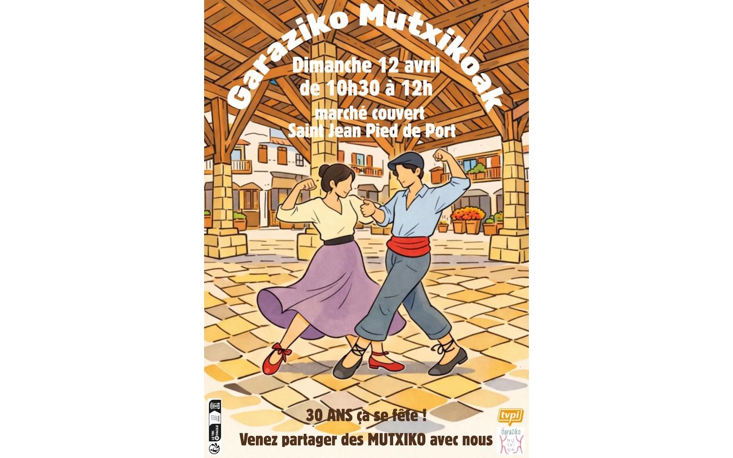 Garaziko mutxikoak sauts basques Garaziko mutxikoak sauts basques Marché couvert Saint-Jean-Pied-de-Port 2026-04-12