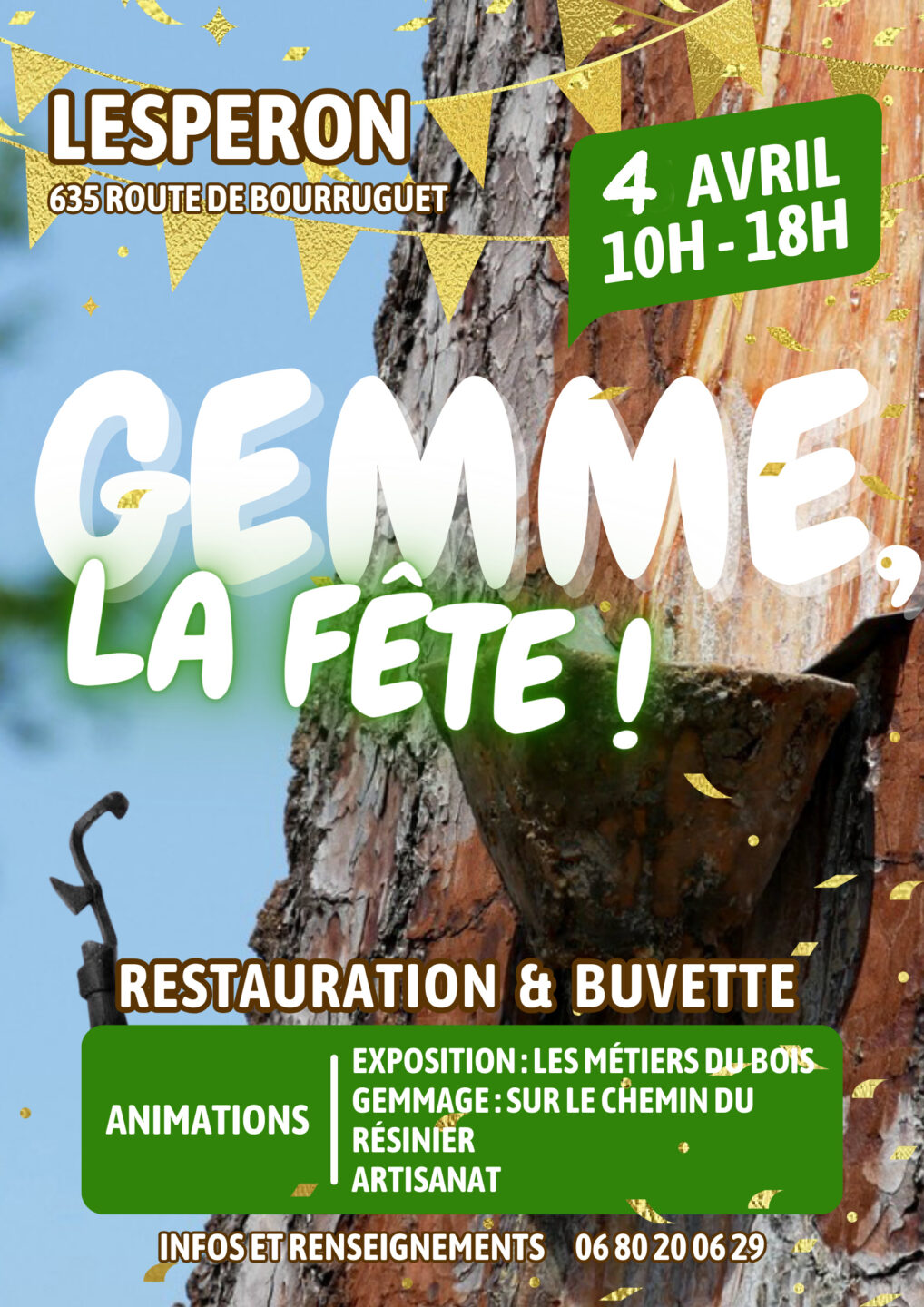 Gemme la fête ! 635 route de Bourreguet Lesperon 2026-04-04